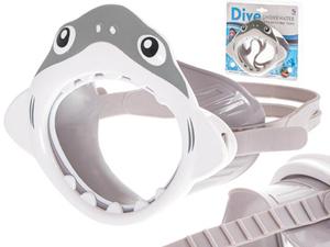 Maska do nurkowania gogle dla dzieci na oczy i nos rekin - 2878285323