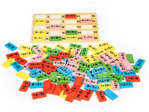 Klocki matematyczne z tablic domino edukacyjne ECOTOYS - 2878420536