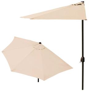Parasol ogrodowy p-parasol cienny na taras 2,7m beowy - 2878612919