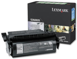 Kaseta z czarnym (black) tonerem Lexmark 12A0825 - 2827663215