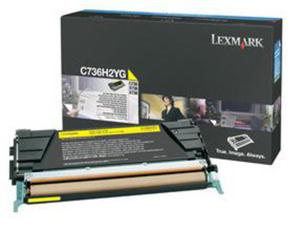 Kaseta z ótym (yellow) tonerem Lexmark C736H2YG