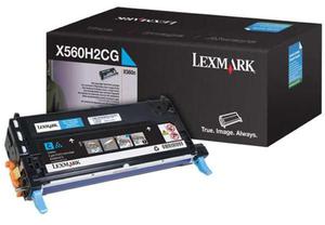 Kaseta z bkitnym (cyan) tonerem Lexmark X560H2CG - 2827663500