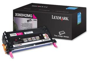 Kaseta z purpurowym (magenta) tonerem Lexmark X560H2MG - 2827663503