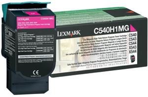 Wkad z purpurowym (magenta) tonerem Lexmark C540H1MG - 2827663511