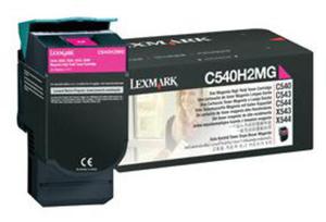 Wkad z purpurowym (magenta) tonerem Lexmark C540H2MG - 2827663514