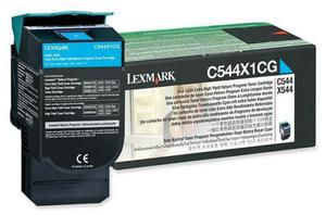 Wkad z bkitnym (cyan) tonerem Lexmark C544X1CG - 2827663516