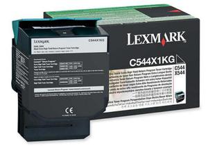 Wkad z czarnym (black) tonerem Lexmark C544X1KG - 2827663517