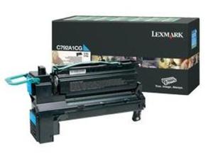 Kaseta z bkitnym (cyan) tonerem Lexmark C792A1CG - 2827663538