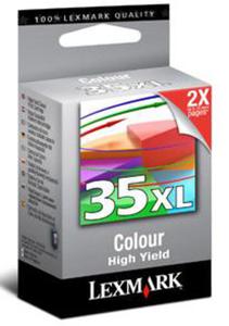 Wkad atramentowy XL color (C. M. Y) Lexmark 18C0035E - 2827663740