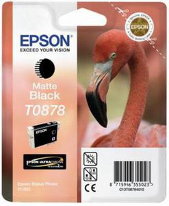 Wkad atramentowy czarny mat (matte black) Epson T0878 - 2827664529