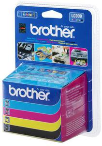 Wkad atramentowy MULTIPACK 4 kolory Brother LC900VALBP - 2827664659