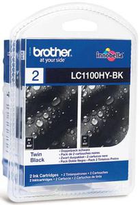 2 x Wkad atramentowy czarny (black) Brother LC-1100HYBk - 2827664683