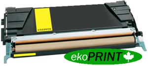 Toner ekoPRINT EL.5220Y (yellow) zamiennik C5220YS do Lexmark C522, C524, C534 - 2827665024