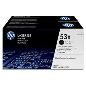 Q7553XD (53X) 2 x Kaseta z czarnym tonerem HP LaserJet + PENDRIVE - 2827661574