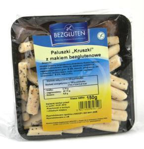 Paluszki -kruszki- z makiem bezglutenowe 150g Bezgluten - 2827423181