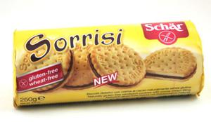 Sorrisi - markizy z kremem kakaowym bezglutenowe 250g Schar - 2827423180