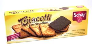 Biscotti - herbatniki z czekolad bezglutenowe 150g Schar - 2827423247