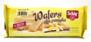 Wafers alla Vanilgia - wafelki z kremem o smaku waniliowym bezglutenowe 125g Schar - 2827423248