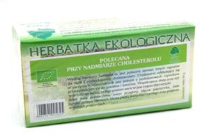 Ekspresowa herbatka ekologiczna - polecana przy nadmiarze cholesterolu -Dary Natury - 2827423306