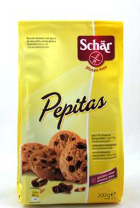 Choco Chip Cookies - ciastka kruche z groszkami czekoladowymi bezglutenowe 200g Schar