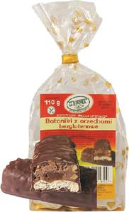 Batoniki z orzechami w czekoladzie bezglutenowe 110g Glutenex - 2827423330