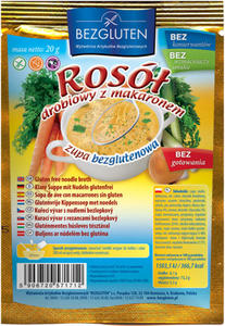 Ros drobiowy z makaronem bezglutenowy 20g - 2827422750