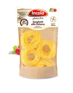 Makaron SPAGHETTI ALLA CHITARRA -(gniazdka) bezglutenowy 250 g Incola - 2827423576