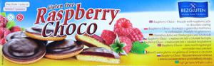 Rasberry Choco-biszkopty z galaretk malinow 150g Bezgluten - 2827423578