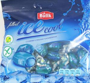 Cukierki lodowe nadziewane- ice cool 100g bez glutenu BULIK - 2827423587