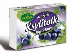 Ksilitolki jagodowe draetki pudrowe 40 g AKA - 2827423914