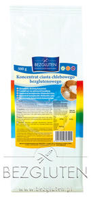 Koncentrat ciasta chlebowego bezglutenowego 500g - 2827422878