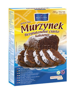 MURZYNEK - bezglutenowe ciasto kakaowe do wypieku 290g Bezgluten - 2827422883