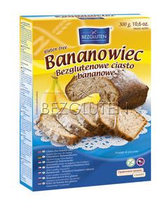 BANANOWIEC - bezglutenowe ciasto bananowe do wypieku 300g - 2827422884