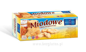 Miodowe ciastka bezglutenowe 130 g Bezgluten - 2827423040