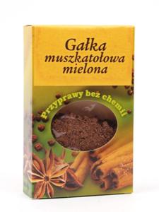 Gaka muszkatoowa mielona 30g Dary Natury bez glutenu, bez chemii - 2827423067