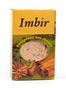 Imbir mielony 60g Dary Natury bez glutenu bez chemii - 2827423093