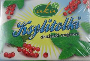 Ksylitolki mitowe draetki pudrowe 40g AKA - 2827422778