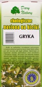 Nasiona ekologiczne na kieki - Gryka 50g Dary Natury - 2827422783