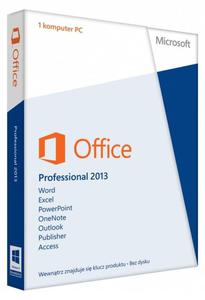 Microsoft Office 2013 PL Professional 32/64 bit - 2871589202