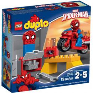 LEGO DUPLO 10607 Motocyklowy warsztat Spider- Mana - 2851160712