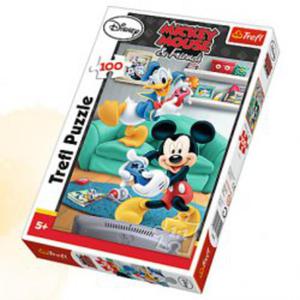 Puzzle 100 el. Miki i Donald - 2862527637