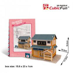 Puzzle 3D Domki wiata Japonia SUSHI HOUSE - 2862528497