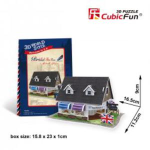Puzzle 3D Domki wiata Wielka Brytania TEA HOUSE - 2862528498