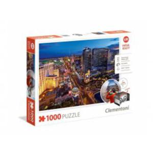 Puzzle 1000 el. Virtual Reality: Las Vegas - 2862527750