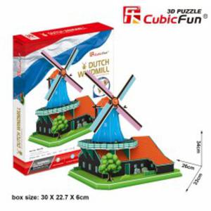 Puzzle 3D WIATRAK HOLENDERSKI - 2862528558