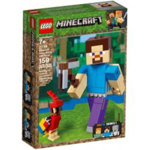 LEGO 21148 Minecraft BigFig - Steve z papug - 2862527117