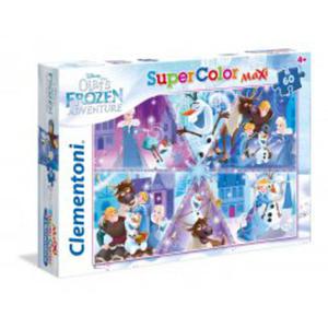 Puzzle MAXI 60 el. Olaf's Adventure Frozen SuperColor - 2862527568