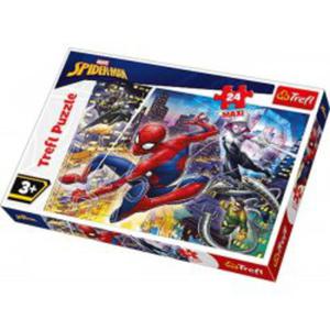 Puzzle MAXI 24 el. Nieustraszony Spider-Man - 2862527467