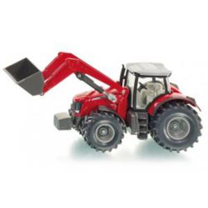 Siku mieciarka 1:50 Traktor Massey Ferguson z adowark 1985 - 2870112825