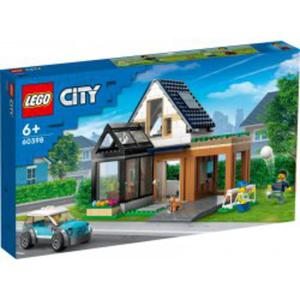 LEGO 60398 Domek rodzinny i samochd elektryczny - 2874514645